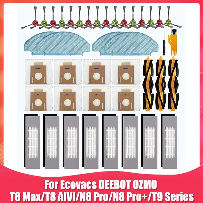 Replacement Parts For Ecovacs DEEBOT OZMO T8 AIVI T8 Max N8 Pro N8 Pro+ Robot Vacuum Cleaner
Replacement Parts For Ecovacs DEEBOT OZMO T8 AIVI T8 Max N8 Pro N8 Pro+ Robot Vacuum Cleaner