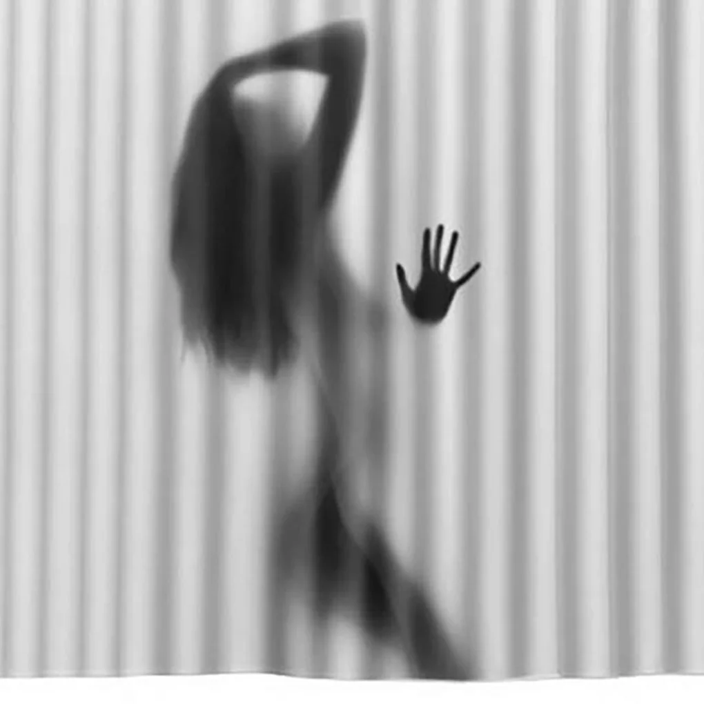 Водонепроницаемая занавеска для душа с принтом теней для ванной, простая драпировка для ванной комнаты
Водонепроницаемая занавеска для душа с принтом теней для ванной, простая драпировка для ванной комнаты