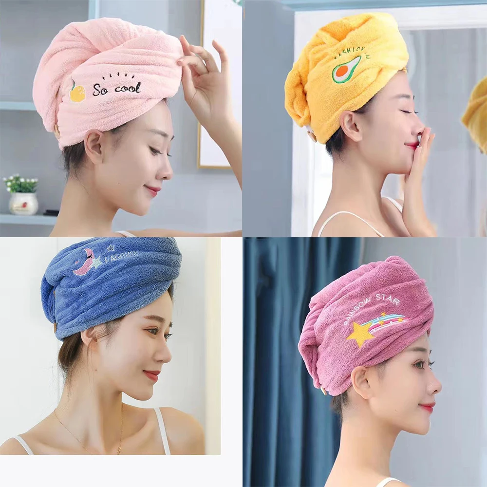 Women Girl's Magic Microfiber Shower Cap Towel Bath Hat for Women Dry Hair Cap Quick Drying Soft for Lady Turban Head Head Towel
Women Girl's Magic Microfiber Shower Cap Towel Bath Hat for Women Dry Hair Cap Quick Drying Soft for Lady Turban Head Head Towel