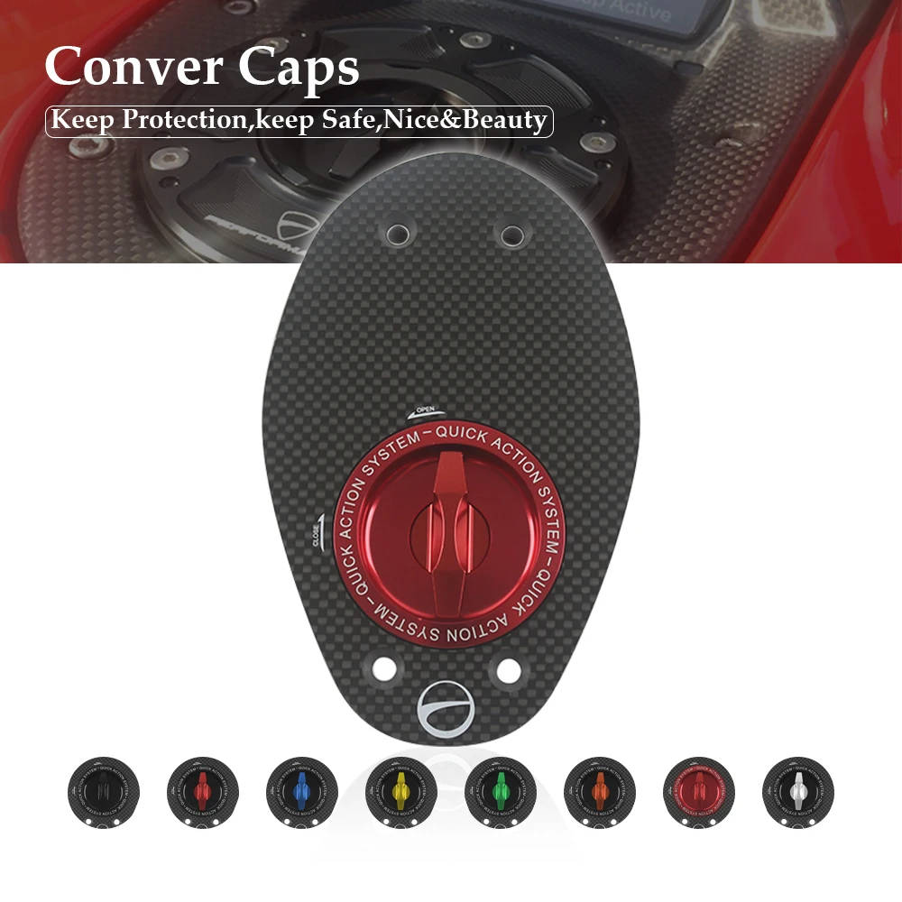 Carbon Fiber Motorcycle Accessories Quick Release Key Fuel Tank Gas Oil Cap Cover for DUCATI MULTISTRADA 1000 03-09
Carbon Fiber Motorcycle Accessories Quick Release Key Fuel Tank Gas Oil Cap Cover for DUCATI MULTISTRADA 1000 03-09