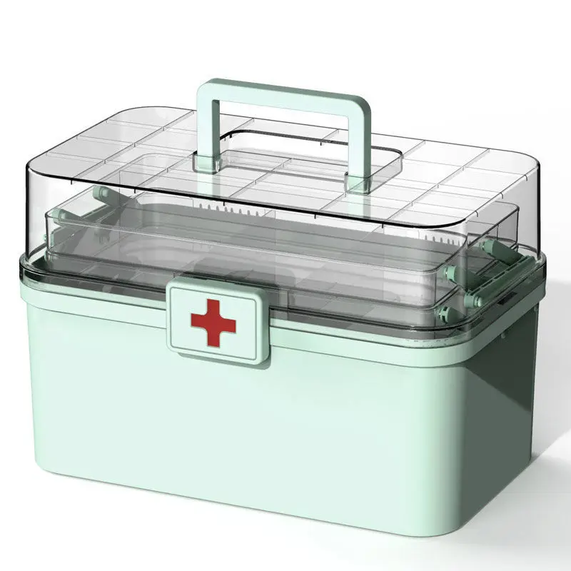 MultiFunctional Large Capacity Pill Case Plastic First Aid Kit Container Family Emergency Medicine Storage Organizer With Handle
MultiFunctional Large Capacity Pill Case Plastic First Aid Kit Container Family Emergency Medicine Storage Organizer With Handle