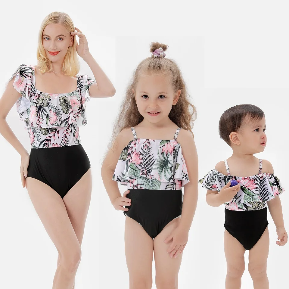 Ruffled Mother Daughter Matching Bikini Swimsuits Family Set Flower Mom Baby Mommy and Me Swimwear Clothes Women Girls Bath Suit
Ruffled Mother Daughter Matching Bikini Swimsuits Family Set Flower Mom Baby Mommy and Me Swimwear Clothes Women Girls Bath Suit