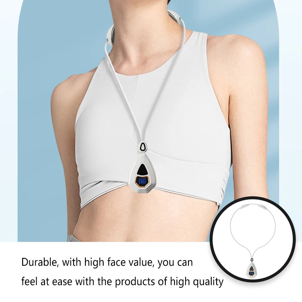 Neck Massager Portable Electric Battery Powered Rechargeable USB Charging Button Control Hanging Massaging Device White
Neck Massager Portable Electric Battery Powered Rechargeable USB Charging Button Control Hanging Massaging Device White