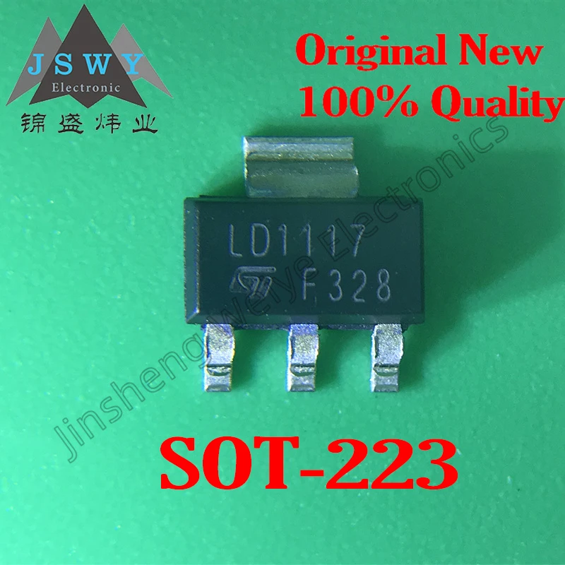 10 ~ 50 шт. LD1117STR ADJ шелкография: LD1117 SOT223 регулируемый низкий выпадающий регулятор 100% Новый оригинальный
10 ~ 50 шт. LD1117STR ADJ шелкография: LD1117 SOT223 регулируемый низкий выпадающий регулятор 100% Новый оригинальный
