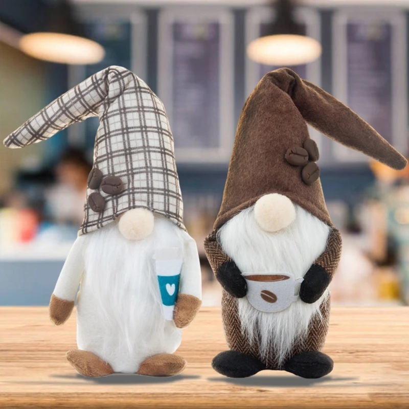 Coffee Gnome Plaid Swedish Tomte Gnome Plush Doll Coffee Bar Decoration Gift G2AB
Coffee Gnome Plaid Swedish Tomte Gnome Plush Doll Coffee Bar Decoration Gift G2AB