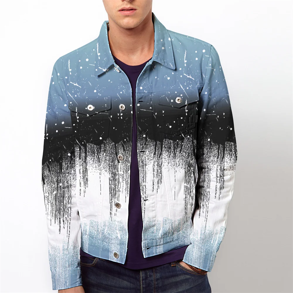 Fashion Casual Cool 3d Digital Printing Men's Jackets Coat Autumn New Long Sleeve Turndown Collar Tops Outerwear for Men Clothes
Fashion Casual Cool 3d Digital Printing Men's Jackets Coat Autumn New Long Sleeve Turndown Collar Tops Outerwear for Men Clothes