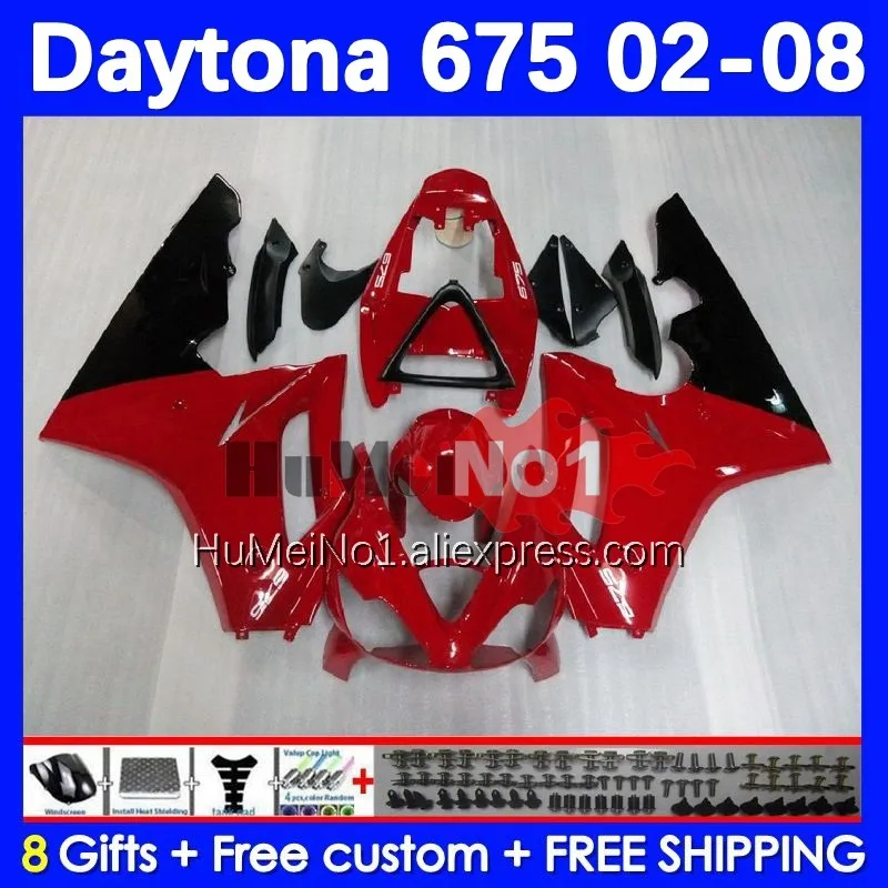 Body For Daytona 675 2002 2003 2004 2005 2006 2007 2008 factory red 103No.11 Daytona675 02 03 04 05 06 07 08 Injection Fairing
Body For Daytona 675 2002 2003 2004 2005 2006 2007 2008 factory red 103No.11 Daytona675 02 03 04 05 06 07 08 Injection Fairing