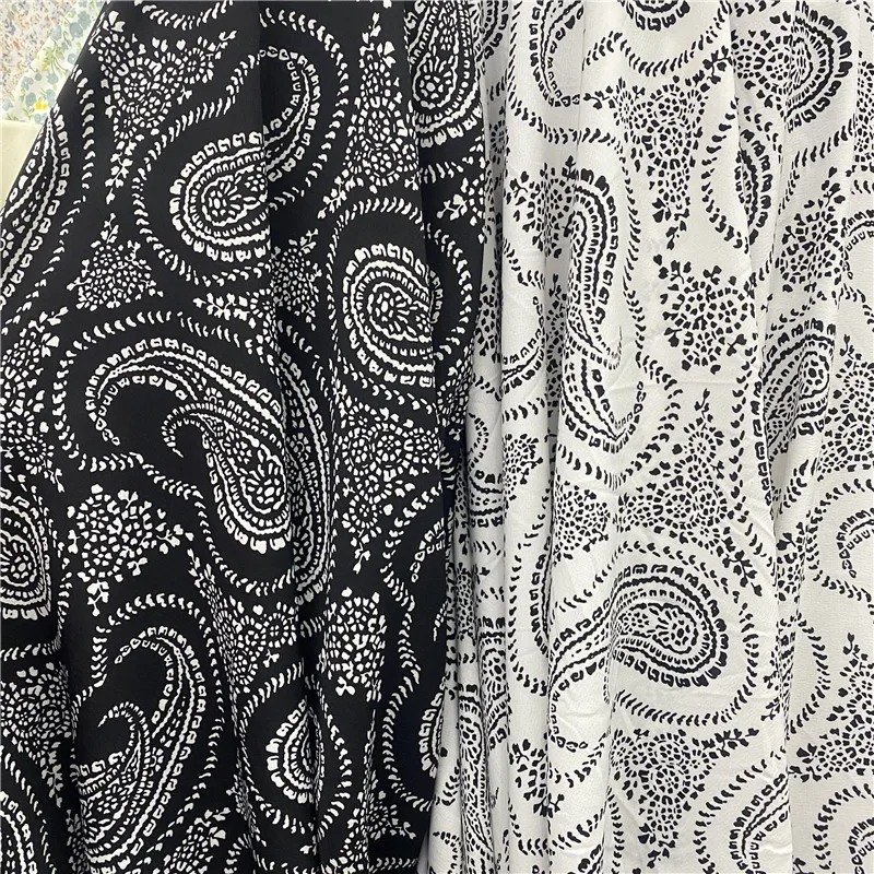 Printed Chiffon Fabric Impermeable Big Cashew Shirt Suspender Skirt Stage Clothing Chemical Fiber Diy Sew Material by the Yard
Printed Chiffon Fabric Impermeable Big Cashew Shirt Suspender Skirt Stage Clothing Chemical Fiber Diy Sew Material by the Yard