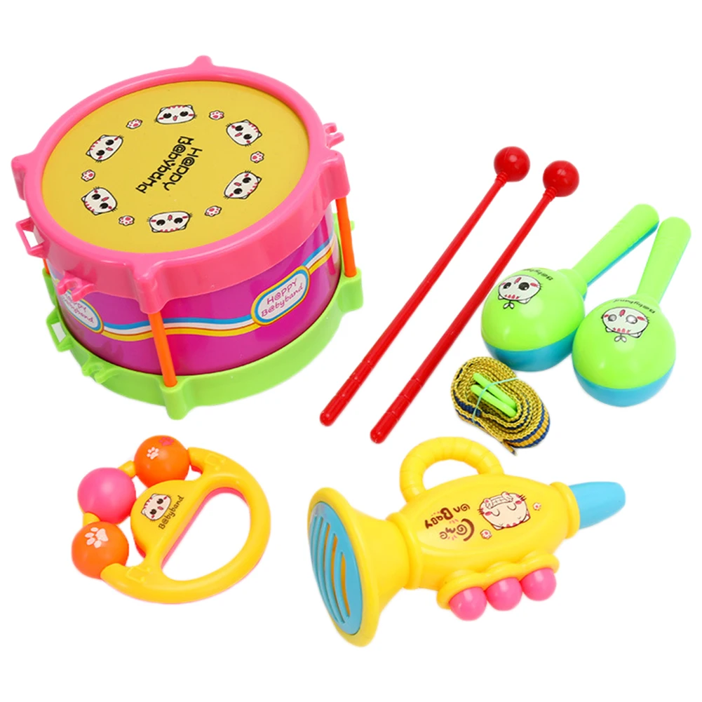 5pcs Educational Baby Kids Roll Drum Musical Instruments Band Kit Children Toy Baby Kids Gift Set Free Shipping
5pcs Educational Baby Kids Roll Drum Musical Instruments Band Kit Children Toy Baby Kids Gift Set Free Shipping