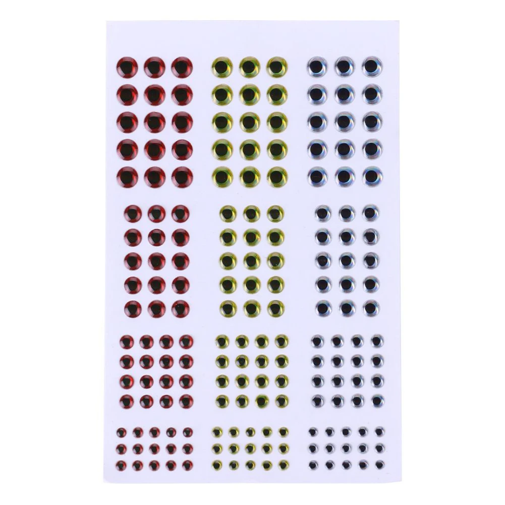 183Pcs/Lot Fishing Lure Eyes Holographic 3D 3-6mm Artificial Fish Eyes Sticker 3mm 4mm 5mm 6mm DIY Artificial Fish Eyes Bait
183Pcs/Lot Fishing Lure Eyes Holographic 3D 3-6mm Artificial Fish Eyes Sticker 3mm 4mm 5mm 6mm DIY Artificial Fish Eyes Bait