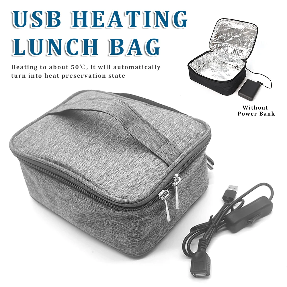 USB Food Heating Lunch Box Bag Waterproof Insulated Car Picnic Food Warmer Container Bag Electric Heater Packet Accessories
USB Food Heating Lunch Box Bag Waterproof Insulated Car Picnic Food Warmer Container Bag Electric Heater Packet Accessories