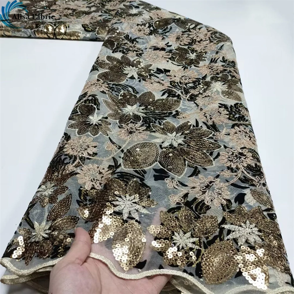 5yards Embroidery French Tulle Lace Fabric With Sequins African Net Lace Fabric Wedding Party Dresses For DIY Sewing
5yards Embroidery French Tulle Lace Fabric With Sequins African Net Lace Fabric Wedding Party Dresses For DIY Sewing