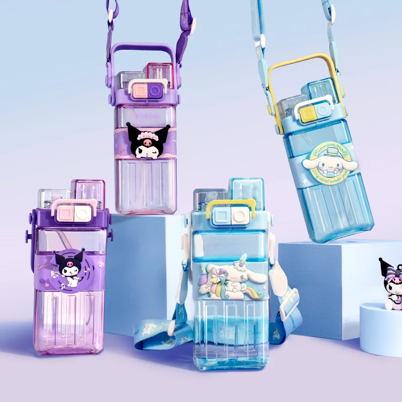 570ml Sanrio Kuromi Cinnamoroll Water Cup Double Drinking Glass Square Straight Cup Sippy Cup High Capacity Student Summer Gift
570ml Sanrio Kuromi Cinnamoroll Water Cup Double Drinking Glass Square Straight Cup Sippy Cup High Capacity Student Summer Gift