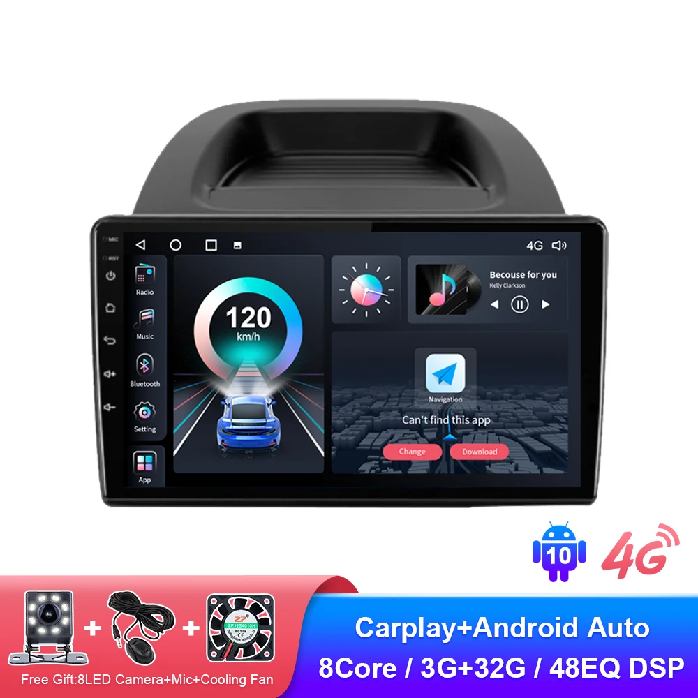 10'' Car Radio For Ford EcoSport Eco Sport 2017-2021 Android10 Multimedia 4G WIFI GPS Navigation Stereo DSP Carplay DVD Player
10'' Car Radio For Ford EcoSport Eco Sport 2017-2021 Android10 Multimedia 4G WIFI GPS Navigation Stereo DSP Carplay DVD Player