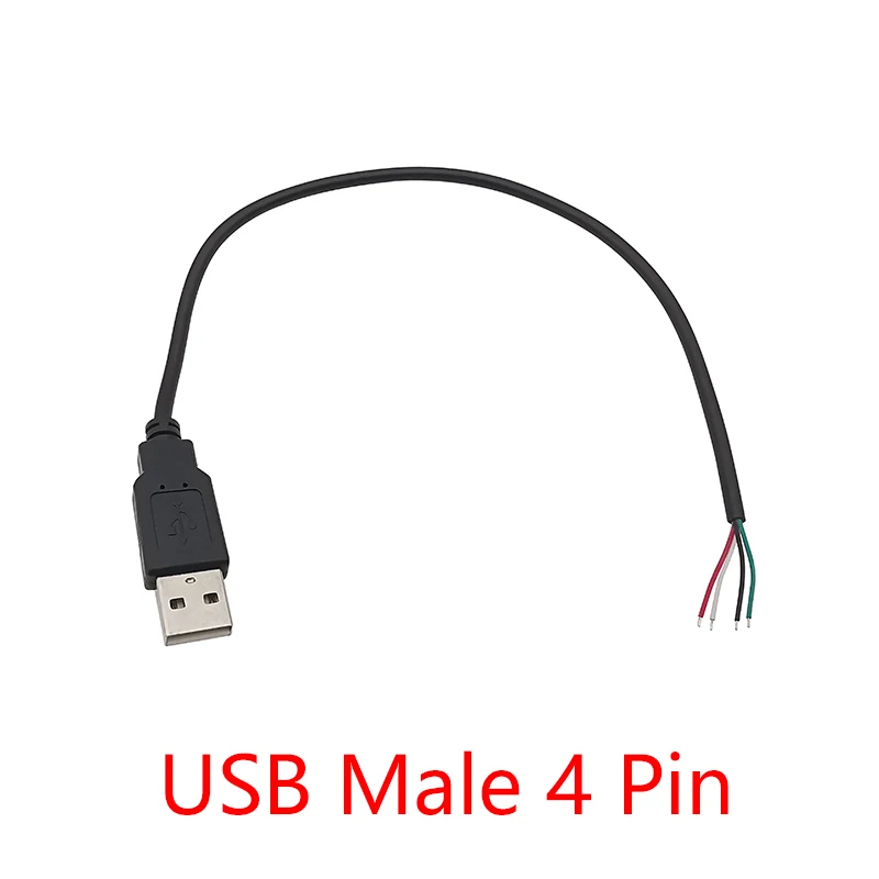 1 шт., 2-контактный 4-контактный провод, 5 В, USB 2,0, тип A, штекер, гнездо, кабель питания, разъем для зарядки, удлинитель, DIY 0,3 м, 1 м, 2 м
1 шт., 2-контактный 4-контактный провод, 5 В, USB 2,0, тип A, штекер, гнездо, кабель питания, разъем для зарядки, удлинитель, DIY 0,3 м, 1 м, 2 м