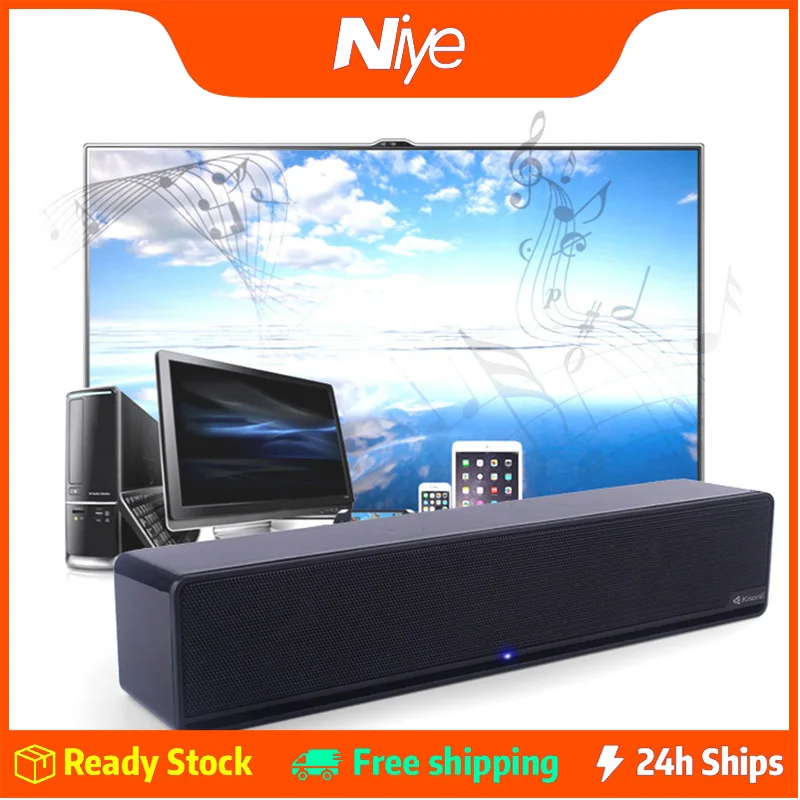 Long Strip Wired Computer Speaker USB Powered Laptop Projector Mobile Phone TV Player Audio Dual Speaker Subwoofer Cable Speaker
Long Strip Wired Computer Speaker USB Powered Laptop Projector Mobile Phone TV Player Audio Dual Speaker Subwoofer Cable Speaker