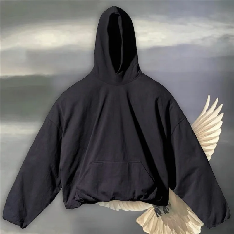 

Luxury Brand high quality Double Layer Oversized Kanye West Hoodie Men Women 1:1 Best Quality Hooded Season 6 Pullover
