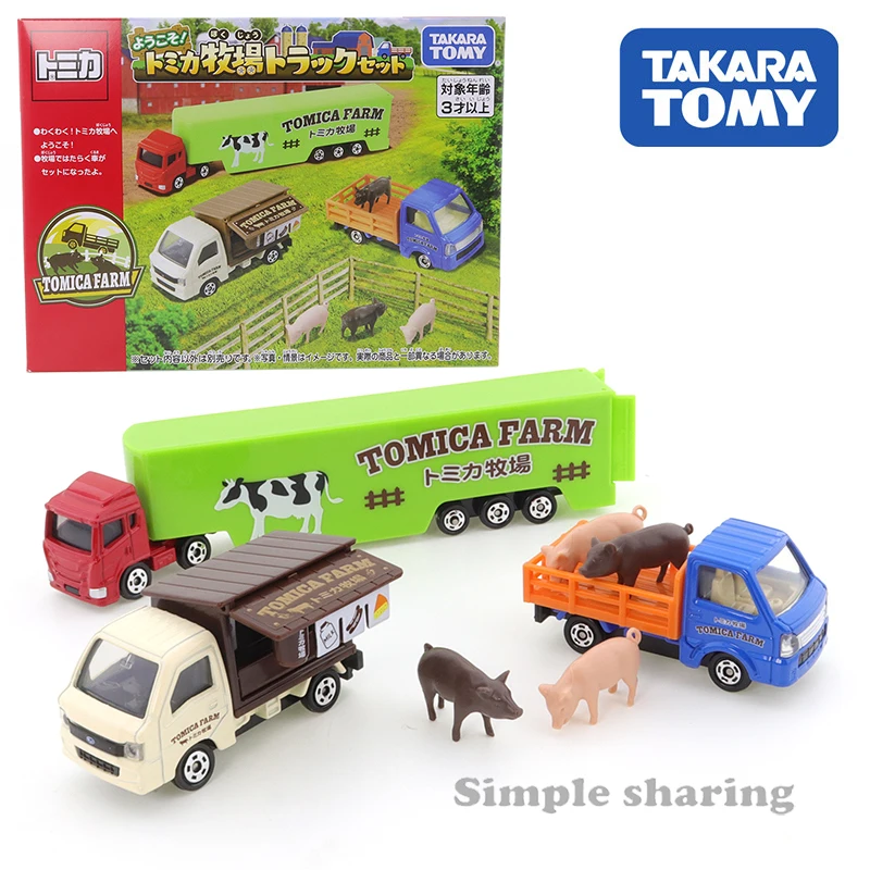 

Takara Tomy Tomica Welcome! Tomica Farm Truck Set Car Alloy Toys Motor Vehicle Diecast Metal Model