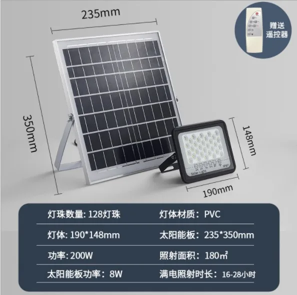 Solar Lamp Weatherproof LED Adjustable Brightness Timing Function Outdoor Light with Remote Controller
Solar Lamp Weatherproof LED Adjustable Brightness Timing Function Outdoor Light with Remote Controller