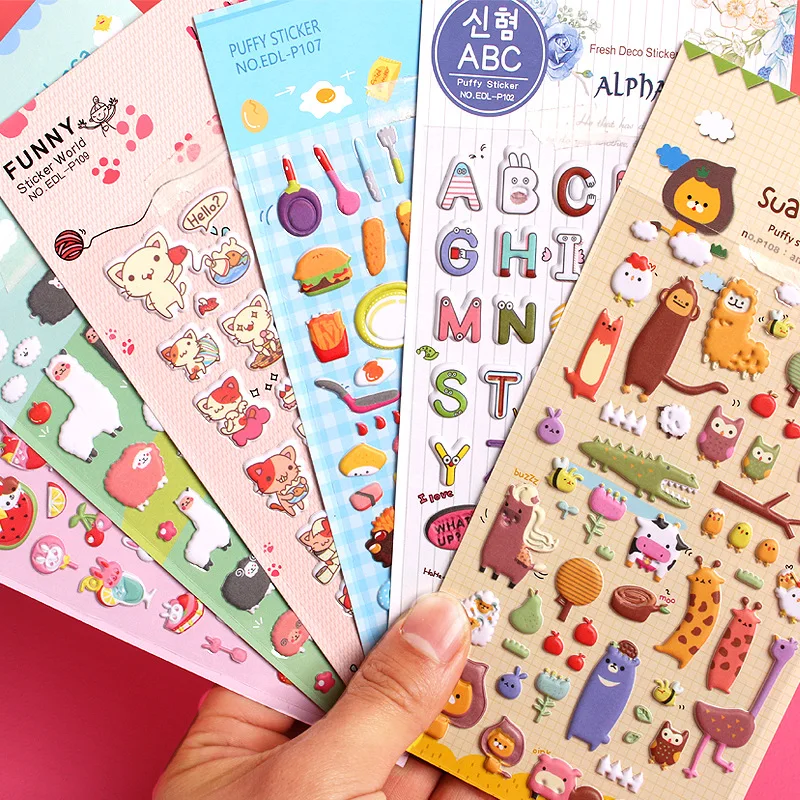 Wedding Party Decorative Birthday Gifts Sales Decoration Craft Adhesive Bubble Diary Kawaii Animal Photo Children Stickers Decor
Wedding Party Decorative Birthday Gifts Sales Decoration Craft Adhesive Bubble Diary Kawaii Animal Photo Children Stickers Decor
