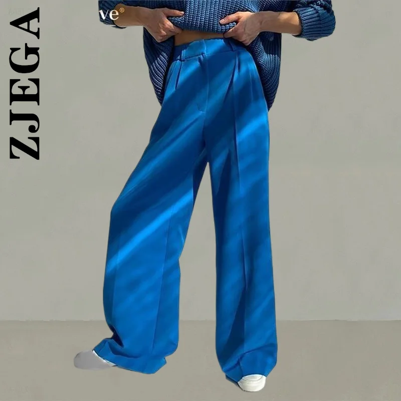 Zjega Pants Fashion Trousers Women Leg Hot Sale Pant Quality Loose Full Length Office Wear Pants Women Long Korean Female Mujer
Zjega Pants Fashion Trousers Women Leg Hot Sale Pant Quality Loose Full Length Office Wear Pants Women Long Korean Female Mujer