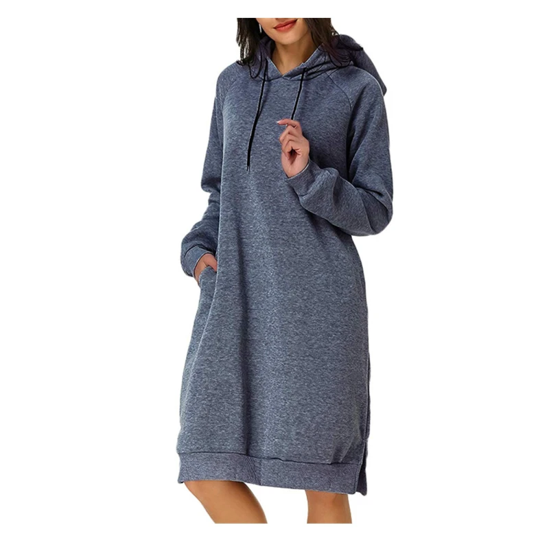 2XL Women's Sweatshirt dress Long Split Hooded Dress Autumn Clothes Solid Long Sleeve Pullovers Casual Woman Sweatshirt dresses
2XL Women's Sweatshirt dress Long Split Hooded Dress Autumn Clothes Solid Long Sleeve Pullovers Casual Woman Sweatshirt dresses