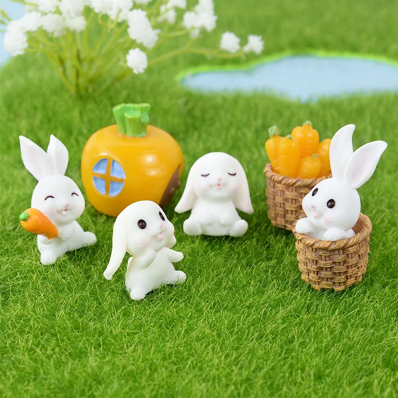4pcs Cute Easter Rabbit White Bunny Carrot Diy Crafts For Home Decor Miniature Fairy Garden Ornaments Children Doll Favors
4pcs Cute Easter Rabbit White Bunny Carrot Diy Crafts For Home Decor Miniature Fairy Garden Ornaments Children Doll Favors