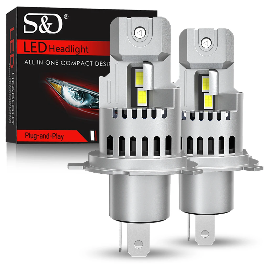 2Pcs New H4 LED Headlight Bulb Car Lights 120W H11 H8 9005 9006 HB3 HB4 H7 LED Headlamp 20000LM 6500K White 12V Auto Lamp
2Pcs New H4 LED Headlight Bulb Car Lights 120W H11 H8 9005 9006 HB3 HB4 H7 LED Headlamp 20000LM 6500K White 12V Auto Lamp