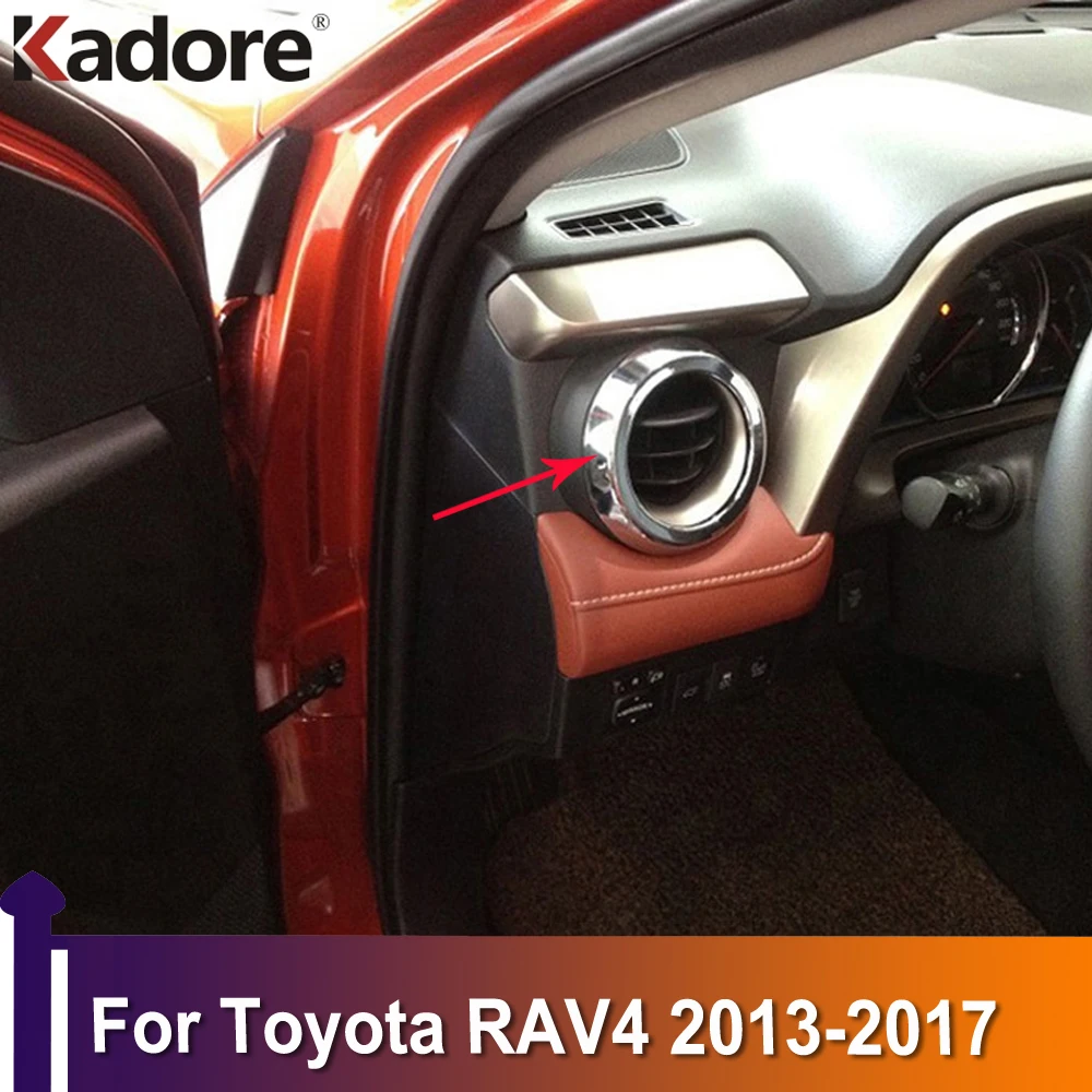 For Toyota RAV4 RAV 4 2013 2014 2015 2016 2017 Inner Air Vent Outlet Cover Door Handle Bowl Trims Car Accessories Chrome
For Toyota RAV4 RAV 4 2013 2014 2015 2016 2017 Inner Air Vent Outlet Cover Door Handle Bowl Trims Car Accessories Chrome