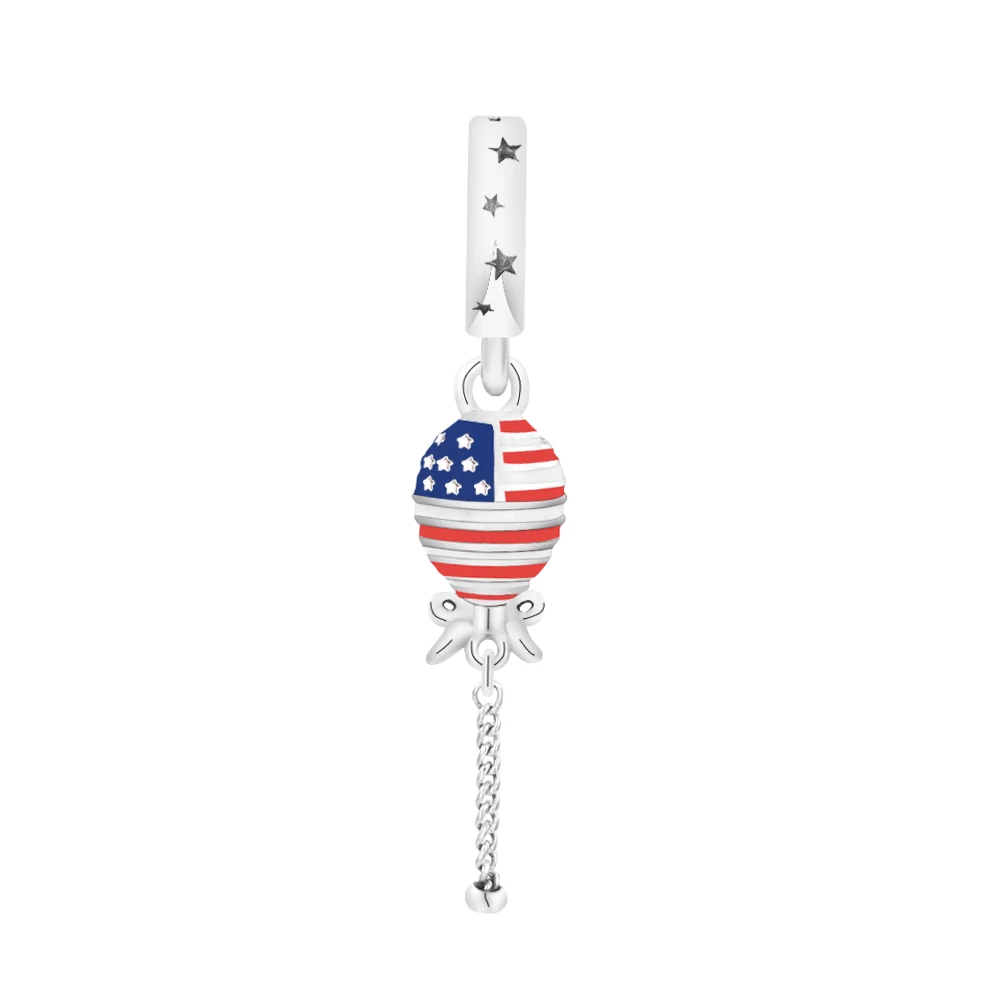 

CKK 100% 925 Sterling Silver Stars,Stripes & Bow Ballow Dangle Beads Fit Europe Charm Bracelets & Bangles DIY Jewelry Making