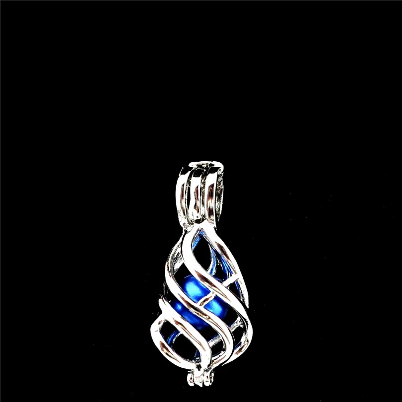10PCS Spiral Of Water Droplets Pearl Cage Floating Charms Locket Aromatherapy Diffuser Pendant Necklace Keychain Jewelry Making
10PCS Spiral Of Water Droplets Pearl Cage Floating Charms Locket Aromatherapy Diffuser Pendant Necklace Keychain Jewelry Making