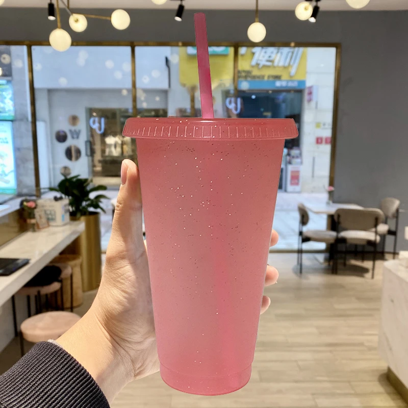 Creative Straw Cup Sequined Glitter Cup Colorful Coffee Juice Straw Mug Simple Cute Net Red Plastic Bottom Outdoor Portable Cup
Creative Straw Cup Sequined Glitter Cup Colorful Coffee Juice Straw Mug Simple Cute Net Red Plastic Bottom Outdoor Portable Cup