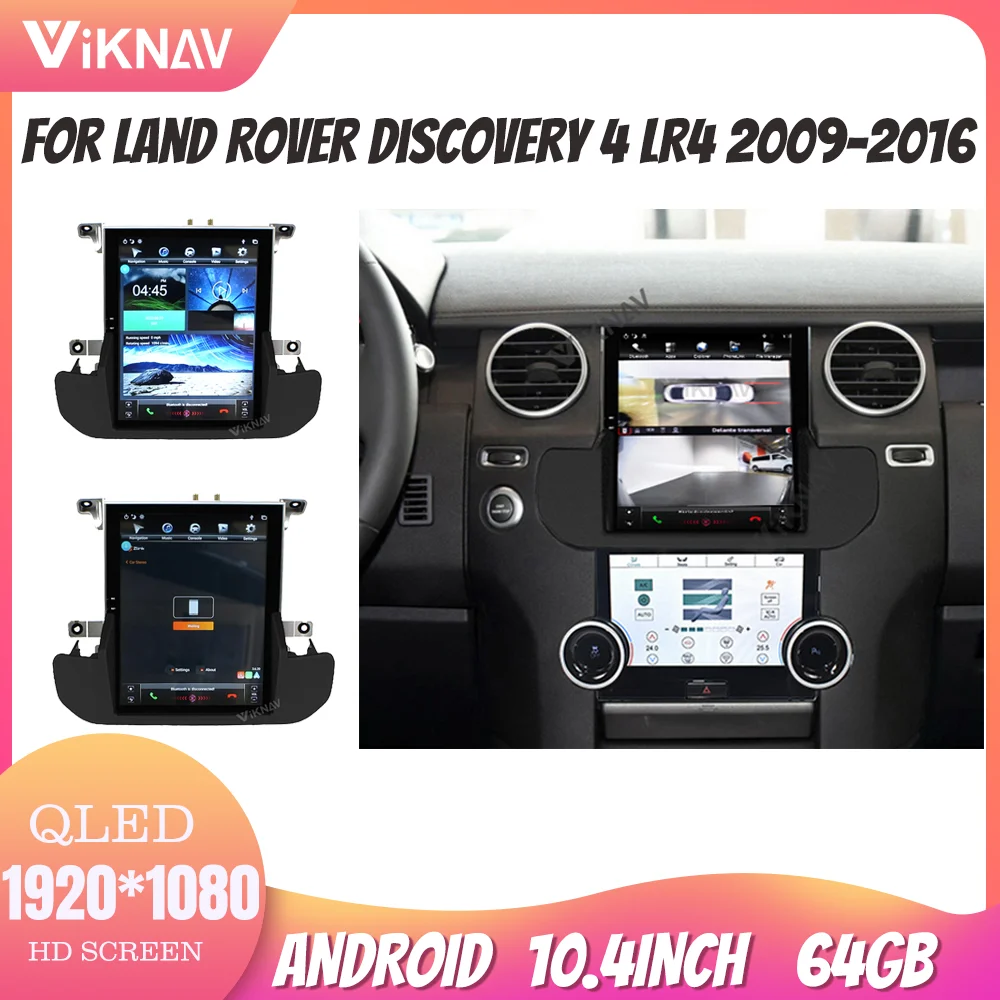 64G Carplay Radio For Land Rover Discovery 4 LR4 2009-2016 Original Car System Function 1080P HD Screen Navigation GPS
64G Carplay Radio For Land Rover Discovery 4 LR4 2009-2016 Original Car System Function 1080P HD Screen Navigation GPS