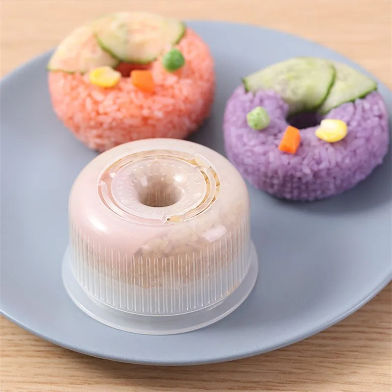 High-quality Creative Sushi Donut Shape Making Rice Ball Mold New Home DIY Children's Rice Bento Sushi Decorative Tools
High-quality Creative Sushi Donut Shape Making Rice Ball Mold New Home DIY Children's Rice Bento Sushi Decorative Tools