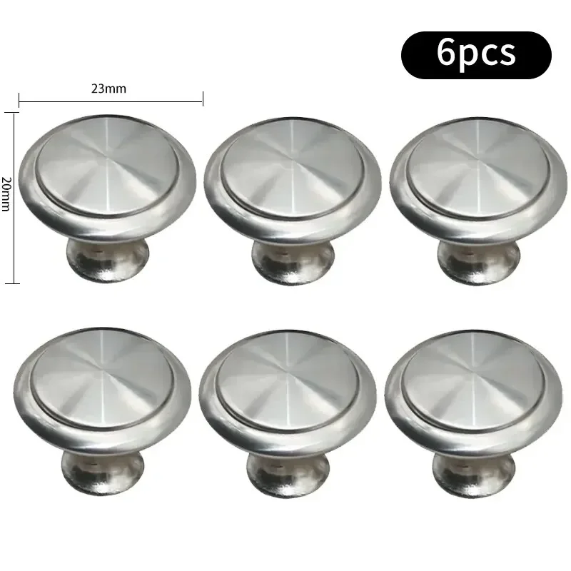6 шт., круглые ручки для дверей шкафов, из нержавеющей стали
6 шт., круглые ручки для дверей шкафов, из нержавеющей стали