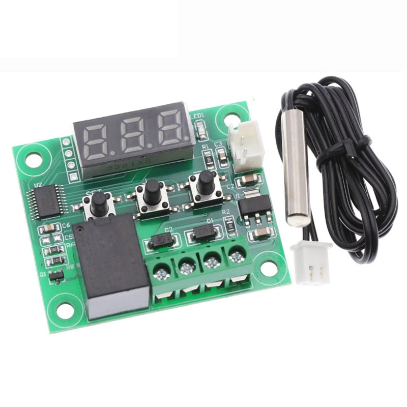 LJL-W1209 DC 12V Digital Temperature Controllear Thermostat Switch Plate W1209 Case
LJL-W1209 DC 12V Digital Temperature Controllear Thermostat Switch Plate W1209 Case