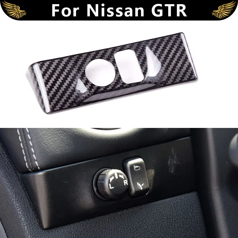 For Nissan GTR35 2008-2016 Real Carbon Fiber Car Mirror Adjustment Control Panel Trim Decoration Car Styling Accessories
For Nissan GTR35 2008-2016 Real Carbon Fiber Car Mirror Adjustment Control Panel Trim Decoration Car Styling Accessories