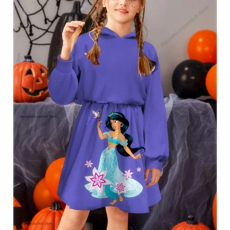 Christmas Print Disney Jasmine Princess New Long Sleeve Hoodie Skirt Kids Dress Casual Cartoon Party Birthday Costumes
Christmas Print Disney Jasmine Princess New Long Sleeve Hoodie Skirt Kids Dress Casual Cartoon Party Birthday Costumes