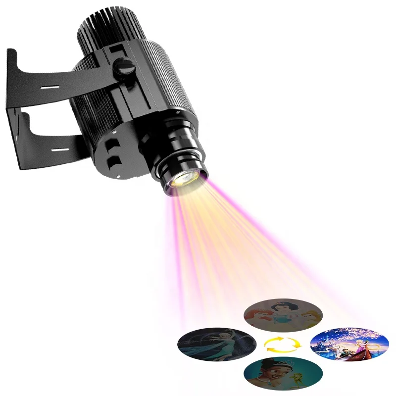 80W-100W Customized 4 images flashing gobo light rotary slide images logo projector for Christmas decoration
80W-100W Customized 4 images flashing gobo light rotary slide images logo projector for Christmas decoration