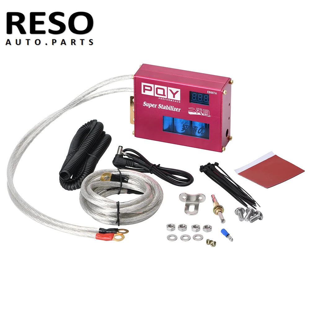 RESO Universal Power Engine Chip Turbo Voltage Boost Regulator ECU Ignition Booster Volt Stabilizer LED Display Volt Controller
RESO Universal Power Engine Chip Turbo Voltage Boost Regulator ECU Ignition Booster Volt Stabilizer LED Display Volt Controller
