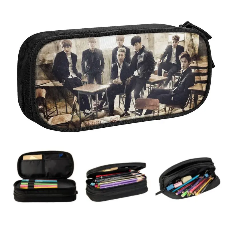 Pop Band Kpop Rock Pencil Cases for Girls Boys Big Capacity Pen Bag Box Stationery
Pop Band Kpop Rock Pencil Cases for Girls Boys Big Capacity Pen Bag Box Stationery