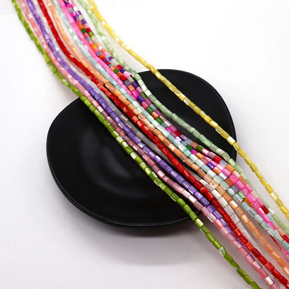 Natural Shell Bead Multi Color Cylindrical Mother of Pearl Shell Loose Spacer Beads for Jewelry Making Necklace Bracelet Jewelry
Natural Shell Bead Multi Color Cylindrical Mother of Pearl Shell Loose Spacer Beads for Jewelry Making Necklace Bracelet Jewelry