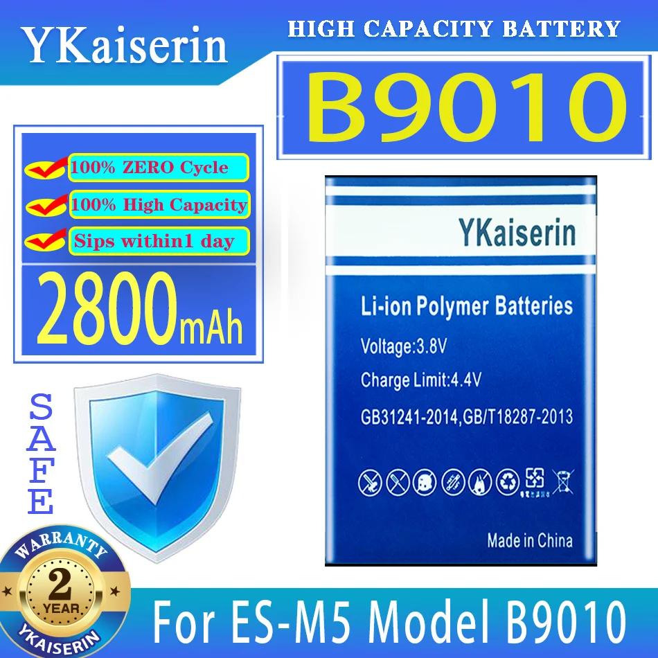 YKaiserin Battery 2800mAh For ES-M5 Model N710 B9010 4G LTE MIFI Router Digital Bateria
YKaiserin Battery 2800mAh For ES-M5 Model N710 B9010 4G LTE MIFI Router Digital Bateria