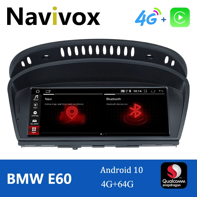 Автомагнитола Navivox, автомобильная аудиосистема с экраном 10,25 дюйма, 2 Din, для BMW 5 Series, E60, E61, E63, E64, 3 серии, E90, E91, E92, Wi-Fi, Carplay, DVD, GPS
Автомагнитола Navivox, автомобильная аудиосистема с экраном 10,25 дюйма, 2 Din, для BMW 5 Series, E60, E61, E63, E64, 3 серии, E90, E91, E92, Wi-Fi, Carplay, DVD, GPS