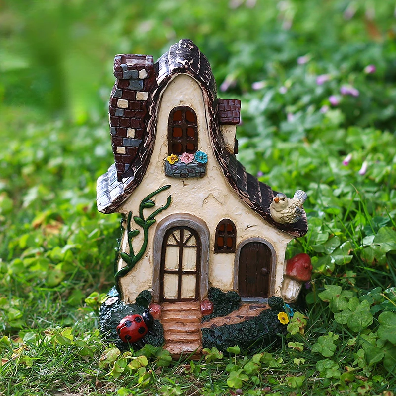 Creative Fairy Tale Cottage Garden Decoration Home Outdoor Courtyard Lawn Decoration Birthday Scene Props Resin Craft Decoration
Creative Fairy Tale Cottage Garden Decoration Home Outdoor Courtyard Lawn Decoration Birthday Scene Props Resin Craft Decoration