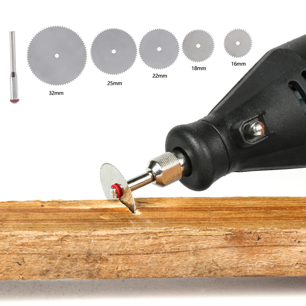 5pcs Circular Saw Blade With 1 Mandrel Electric Grinding Cutting Disc Rotary Tool For Dremel Metal Cutter Power Tool Wood
5pcs Circular Saw Blade With 1 Mandrel Electric Grinding Cutting Disc Rotary Tool For Dremel Metal Cutter Power Tool Wood