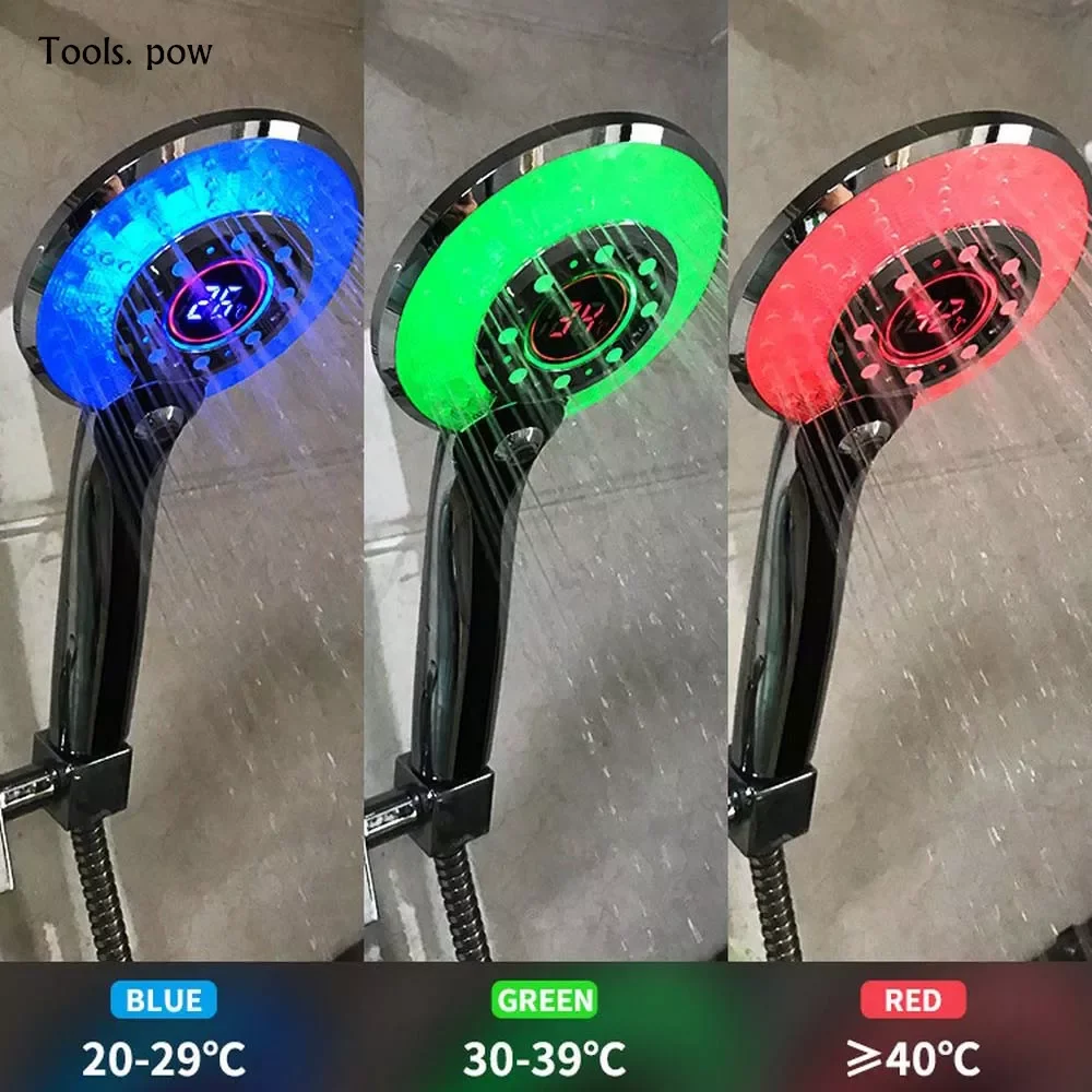 2023 LED Shower Head Digital Temperature Control 3 Spraying Mode Shower Sprayer Water Saving Shower Filter with LED Light Shower
2023 LED Shower Head Digital Temperature Control 3 Spraying Mode Shower Sprayer Water Saving Shower Filter with LED Light Shower