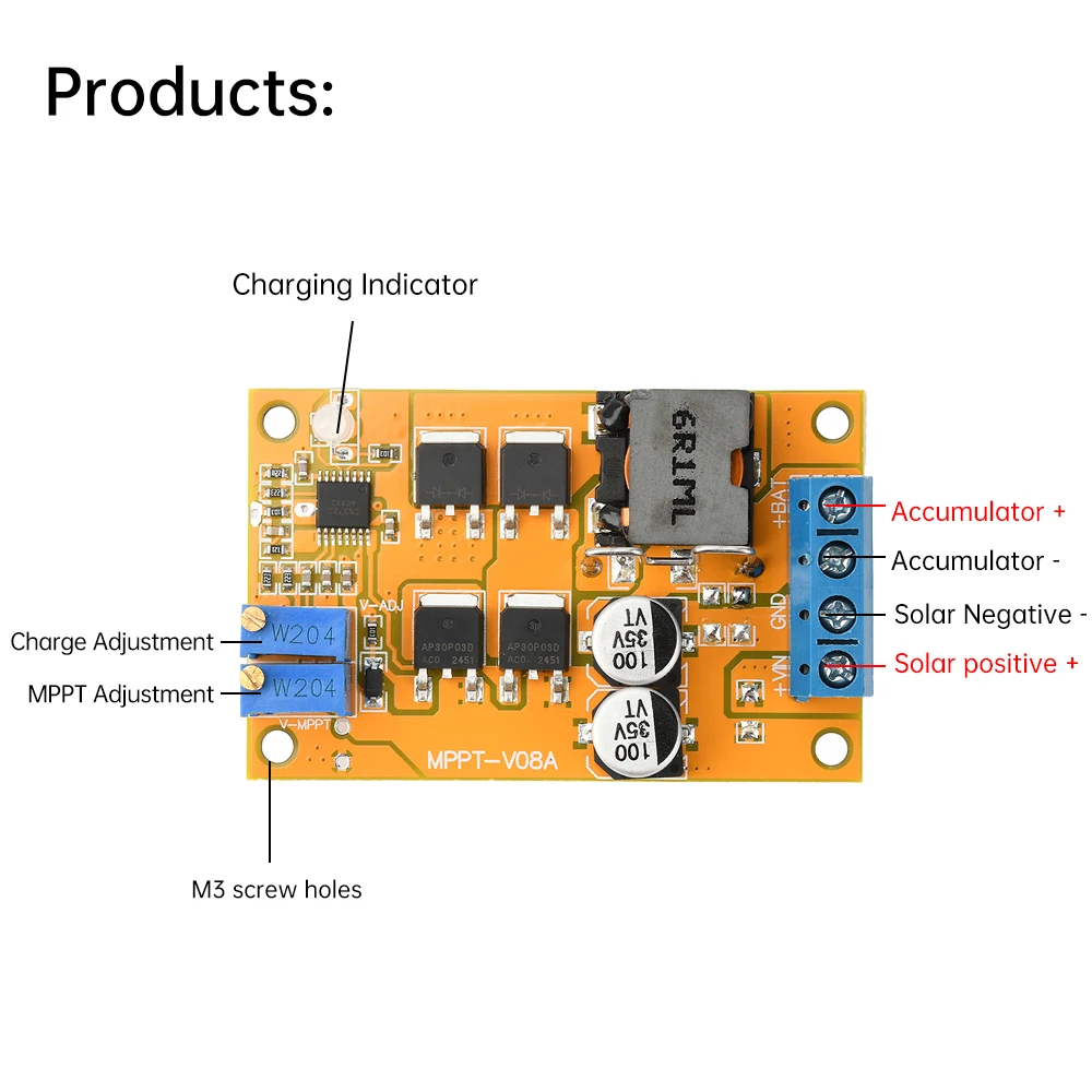 Aideepen 5A MPPT солнечный контроллер 1-100 Вт 8-28 В
Aideepen 5A MPPT солнечный контроллер 1-100 Вт 8-28 В