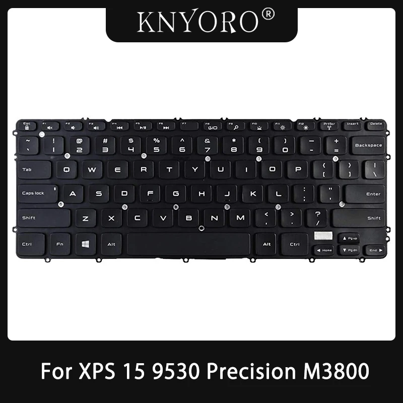 US Layout Backlight Keyboard For Dell XPS 15 9530 Precision M3800 Laptop English Keyboard Replacement 03H5CJ 3H5CJ WHYH8 0HYYWM
US Layout Backlight Keyboard For Dell XPS 15 9530 Precision M3800 Laptop English Keyboard Replacement 03H5CJ 3H5CJ WHYH8 0HYYWM