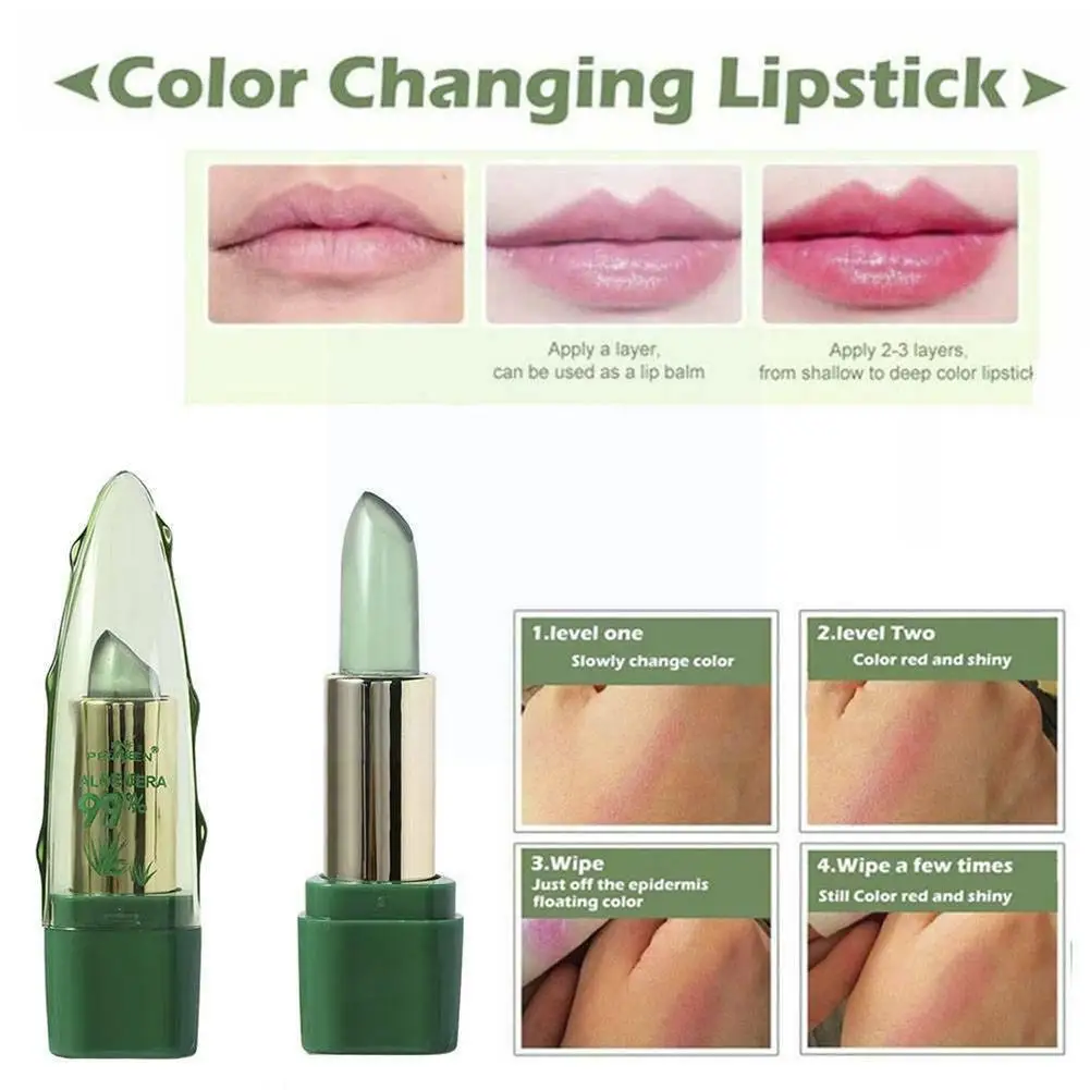 1pc Moisture Lip Balm Long-lasting Natural Aloe Vera Changing Moisturizing Aging Color Mood Lipstick Long Lipstick Anti Las L1b2
1pc Moisture Lip Balm Long-lasting Natural Aloe Vera Changing Moisturizing Aging Color Mood Lipstick Long Lipstick Anti Las L1b2